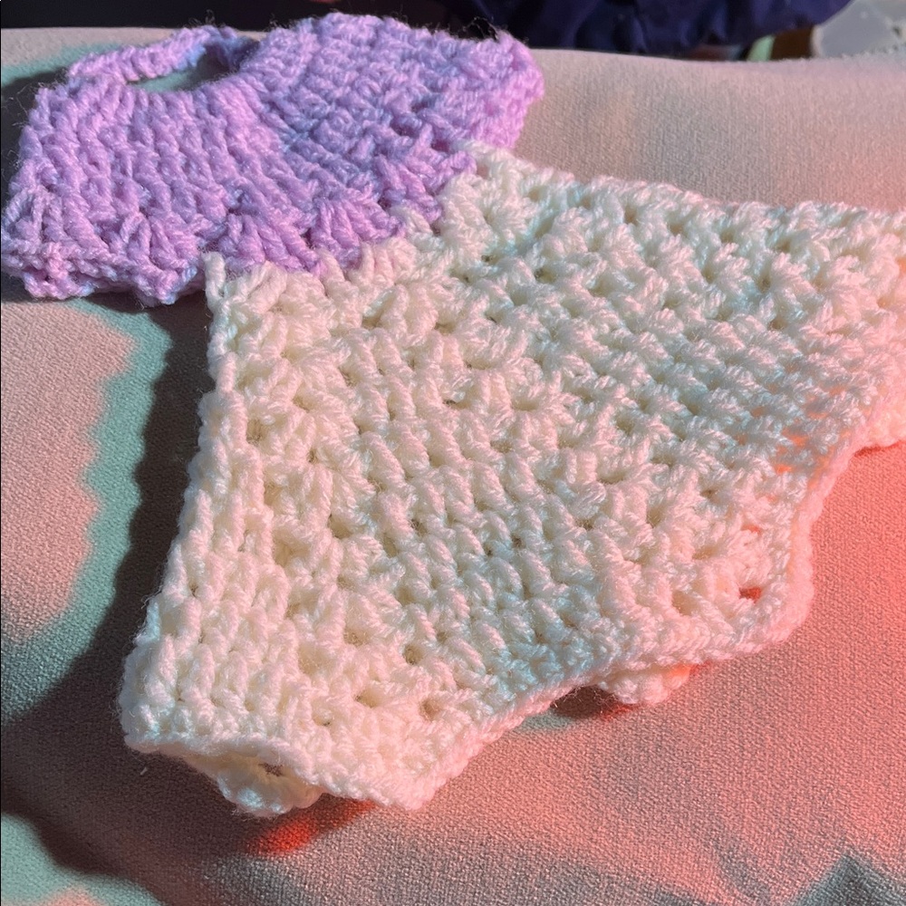 Handmade Crochet Baby Sweater